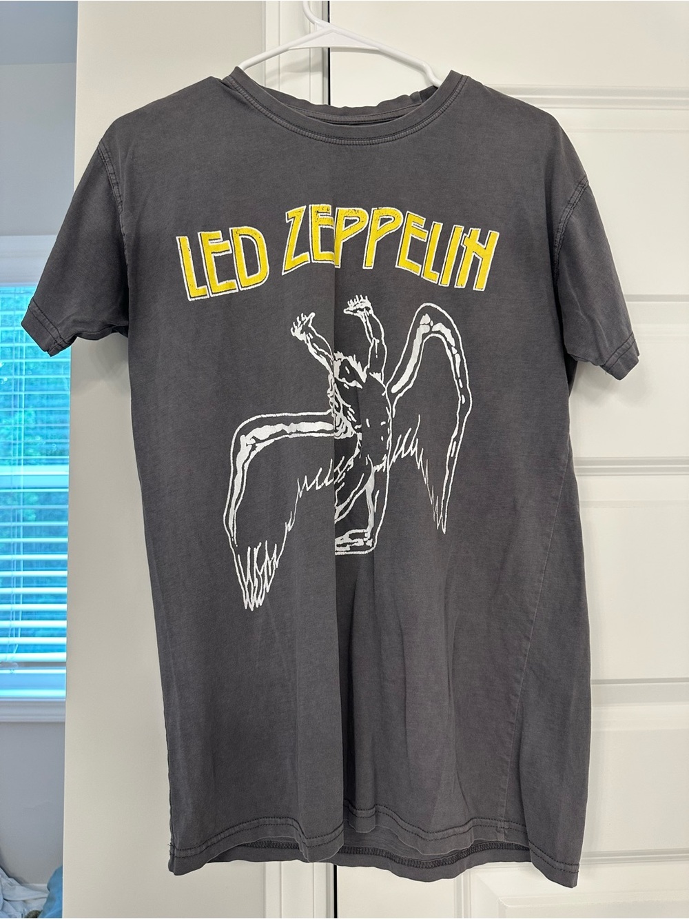 Graphic Tee Led Zepplin- Black with Yellow Logo